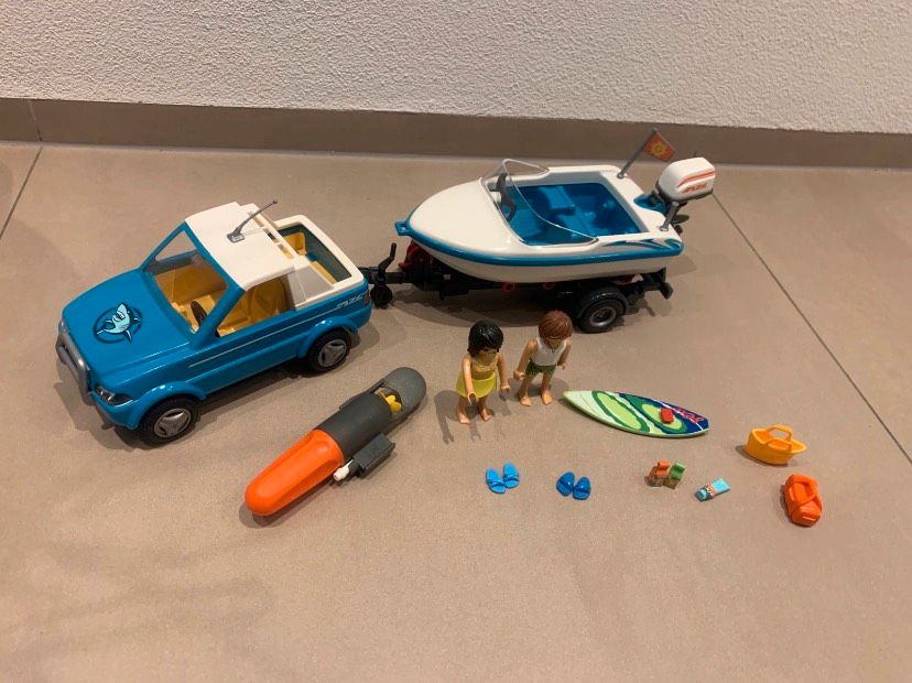 Playmobil 6864 - Surfer-Pickup mit Motorboot in Wernau