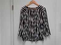 Bonita Bluse, Gr. 42, neuwertig, schwarz/weiß/beige, Zebraprint Hessen - Niddatal Vorschau