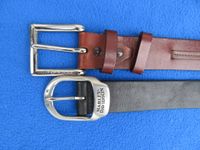 ❗ 2x Harley Davidson Leder Gürtel HD Ledergürtel braun & schwarz Sachsen-Anhalt - Magdeburg Vorschau