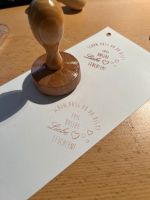 Holzstempel Hochzeit „Schön, dass du da bist“ Nordrhein-Westfalen - Beelen Vorschau