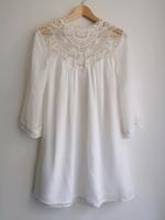 VILA Vikana Sommer Kleid S(36) creme-weiß S Romantik Boho Spitze Dresden - Loschwitz Vorschau