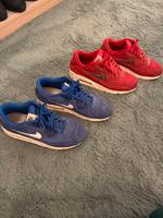 Airmax Nike 90 Wildleder 44 Rot und Blau Top Berlin - Neukölln Vorschau