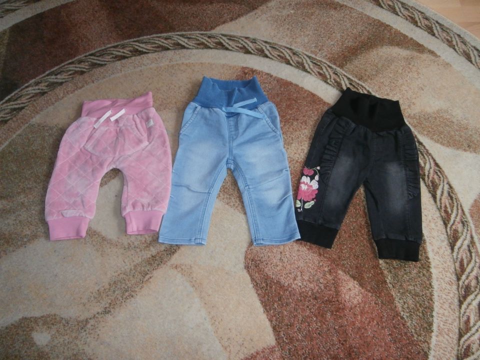 Hosen, Schlupfhosen, Jeans Gr. 68, sigikid, Sterntaler u.a. in Eberbach