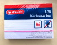 Herlitz Karteikarten A6 * 100 Stück * Neu Dithmarschen - Brunsbuettel Vorschau