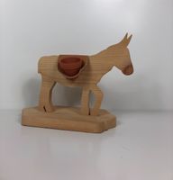 Holz Packesel | Pferd Spielfigur Grippenfigur Dekoobjekt Thüringen - Hildburghausen Vorschau