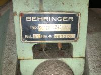 Bandsäge Behringer Metall Industrie Rheinland-Pfalz - Wettlingen Vorschau