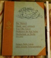 Der Mensch Hand und Lehrbuch Otto Geyer Brandenburg - Cottbus Vorschau