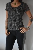 Mesh Shirt gemustert schwarz S Walle - Steffensweg Vorschau