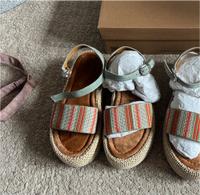 Unisa Sandalen 37 cerxin holm NP 100€ Plateau grün Sandaletten Hessen - Stadtallendorf Vorschau