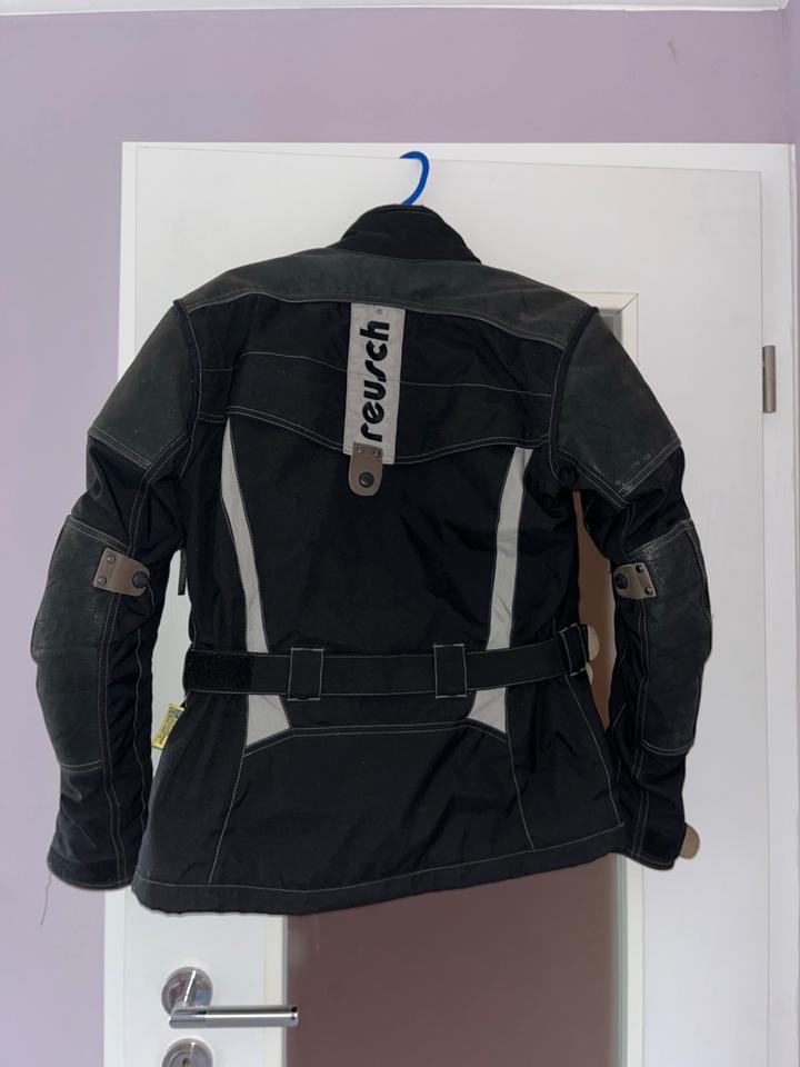 Motorradjacke Textil mit Ledereinsätzen, Fa. Reusch, Gr. XS / 36 in Lage
