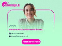 Werkstudent:in Dokumentationsmanagement Hessen - Biebergemünd Vorschau