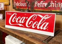 ORIG ENJOY COCA COLA SCHILD 85x29 USA MAN CAVE RETRO KÜCHE 90´s Nordrhein-Westfalen - Hamm Vorschau