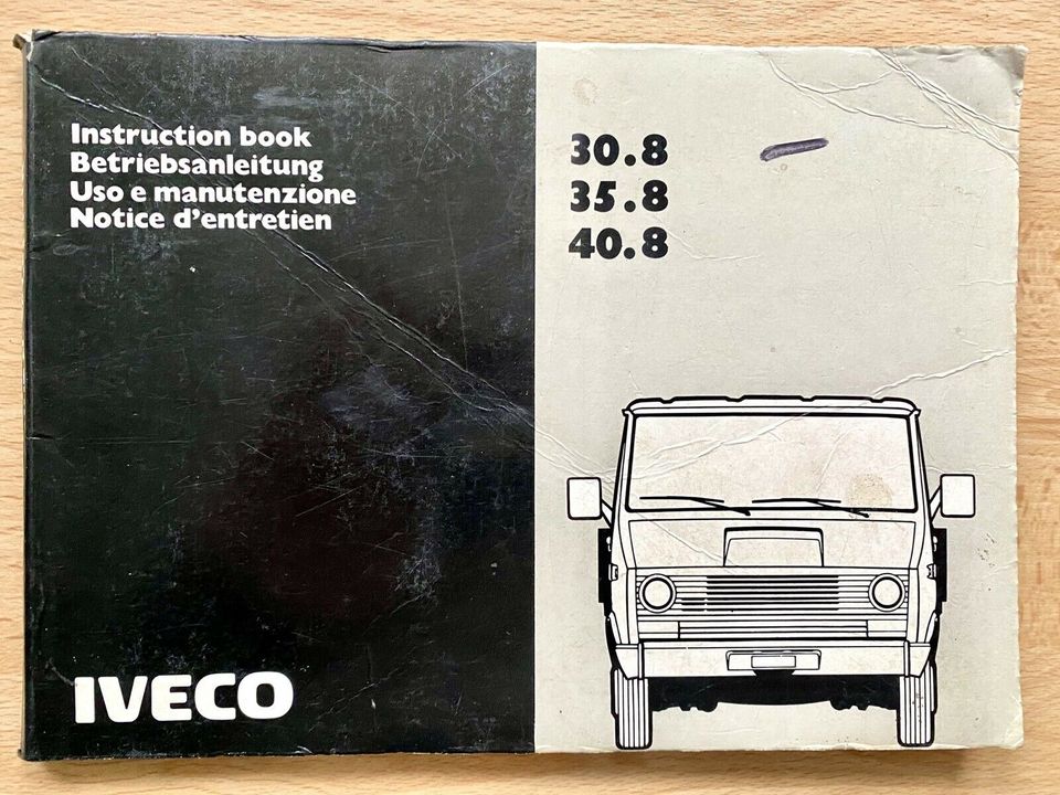 LKW Iveco 30-8  35-8  40-8 Betriebsanleitung 1981 Oldtimer￼ in Einbeck