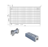 Bauzaun 100m (3,5x2,0m) - Konfigurierbar Niedersachsen - Lengede Vorschau