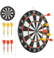 Dartscheibe Profi mit 6 Pfeilen Steeldarts Set Dartboard Dart Hessen - Bebra Vorschau