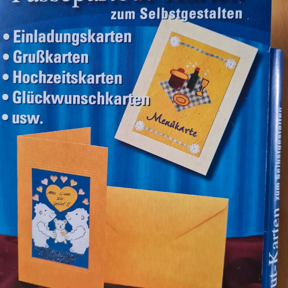 18 x Passepartout Karten + Umschläge in Frankenberg (Eder)