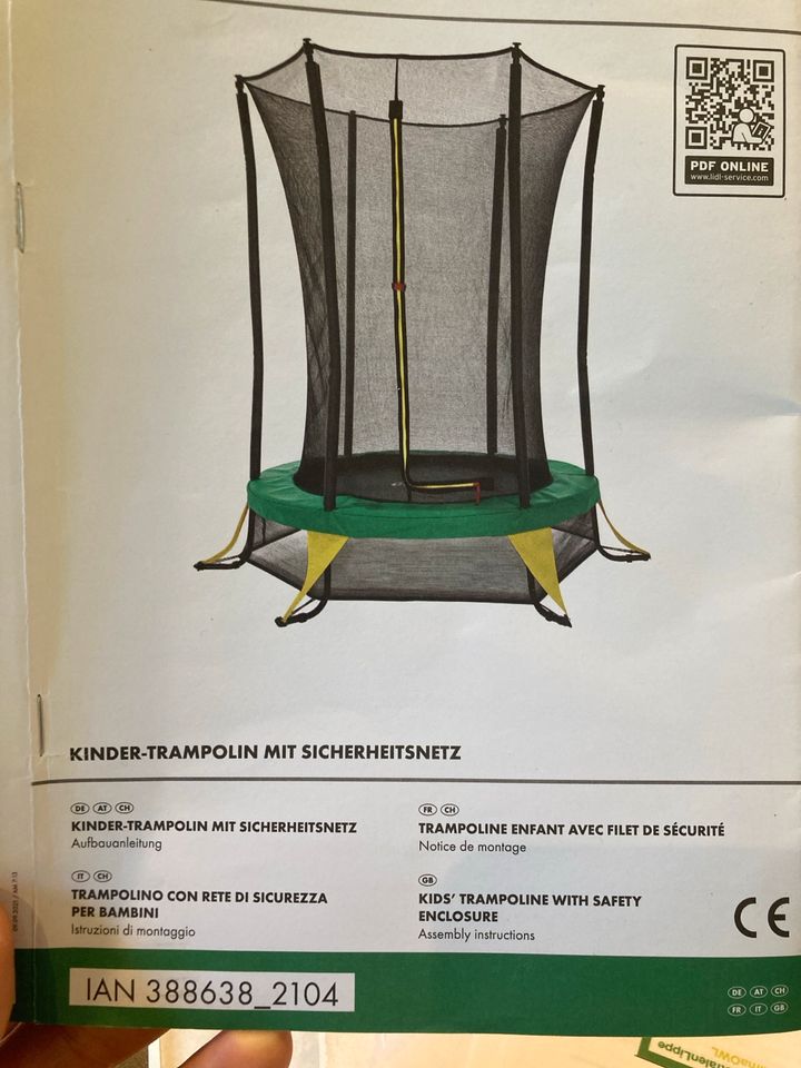 Kindertrampolin Ersatzteile civit 180 cm in Steinhagen