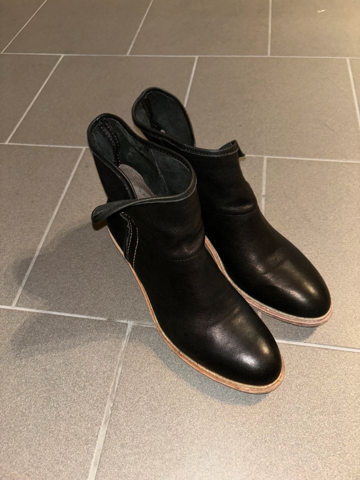 Boots Schuhe Cowboy Echtleder Schwarz 41 in Heidenheim an der Brenz