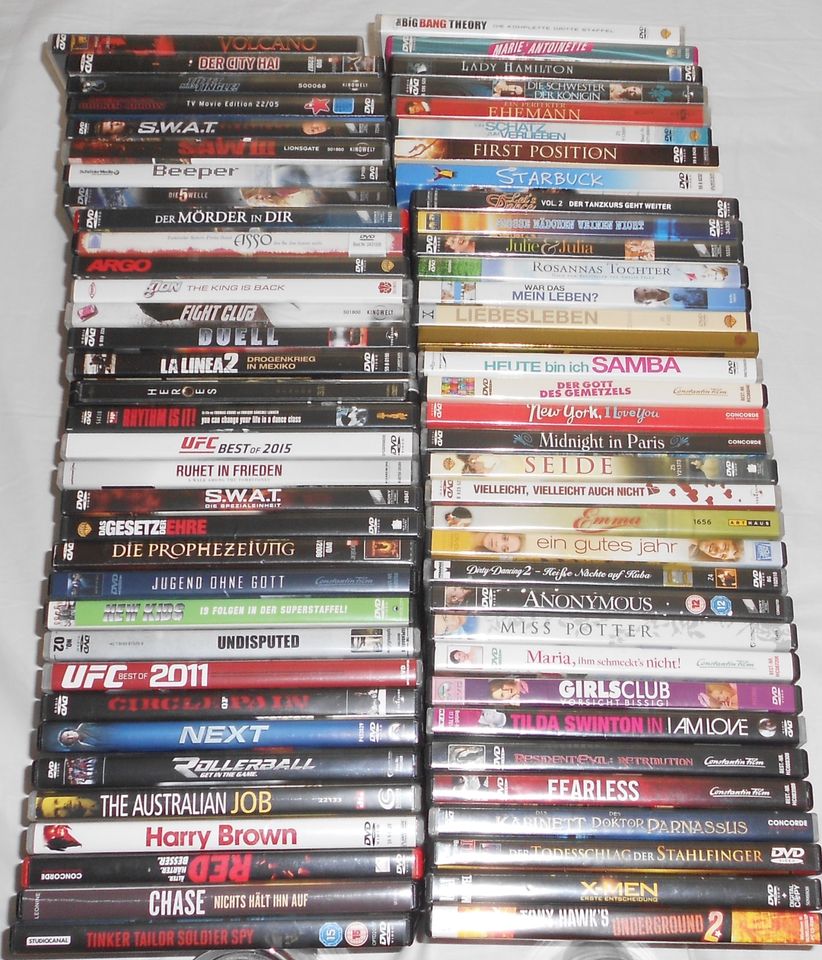 220 x DVD FILM  KONVOLUT PAKET SAMMLUNG 220 STÜCK in Sandhausen