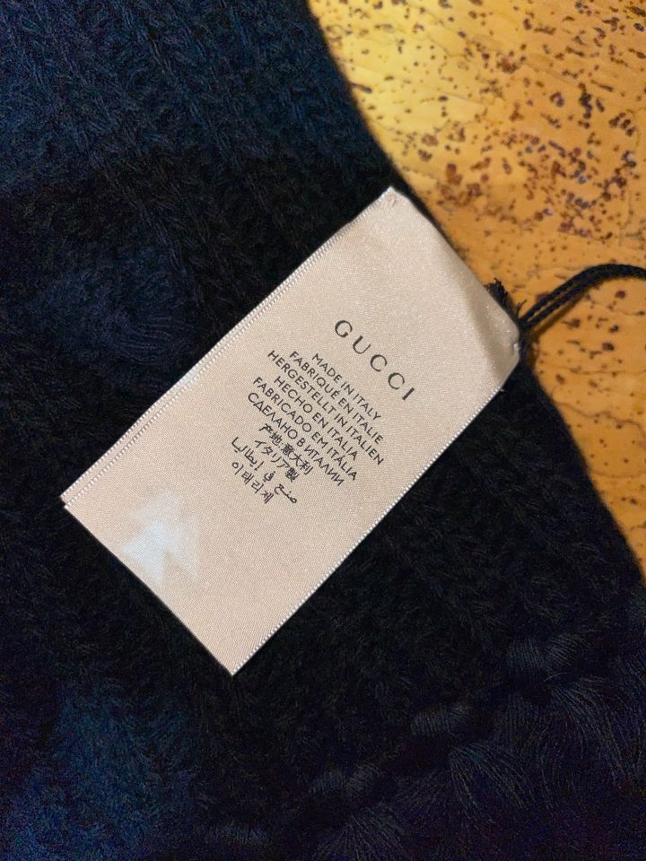 Gucci x The North Face Wool Scarf Schal Unisex Black Schwarz in Essen