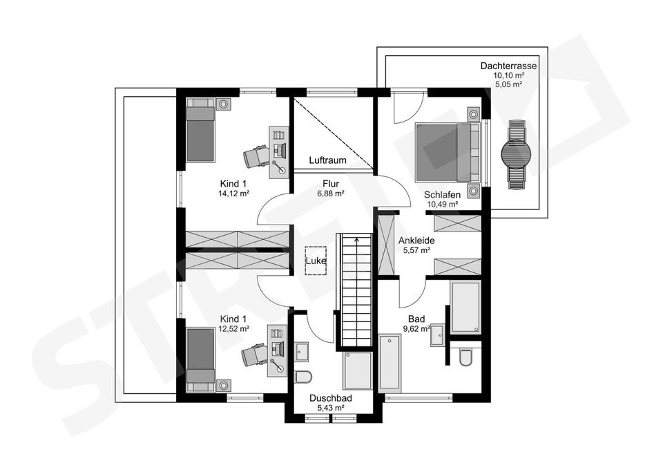 Luxuriöse Stadtvilla mit schönem Grundstück - schlüsselfertig - KfW 40+ inklusive in Erlangen