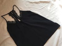 Kleines Spitzentop Chiffon Trägertop Bluse schwarz Rücken XS S Berlin - Mitte Vorschau