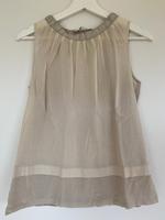 Fabiana Filippi Blusentop im Materialmix in Beige-Braun Nordrhein-Westfalen - Detmold Vorschau