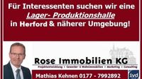 Wir suchen im Kundenauftrag eine Lager-/Produktionshalle möglichst mit Kranbahn ab 2,0t!! Nordrhein-Westfalen - Herford Vorschau