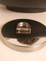 925 Silber Ring Designer Schmuck eckig Zirkonia Nordrhein-Westfalen - Düren Vorschau