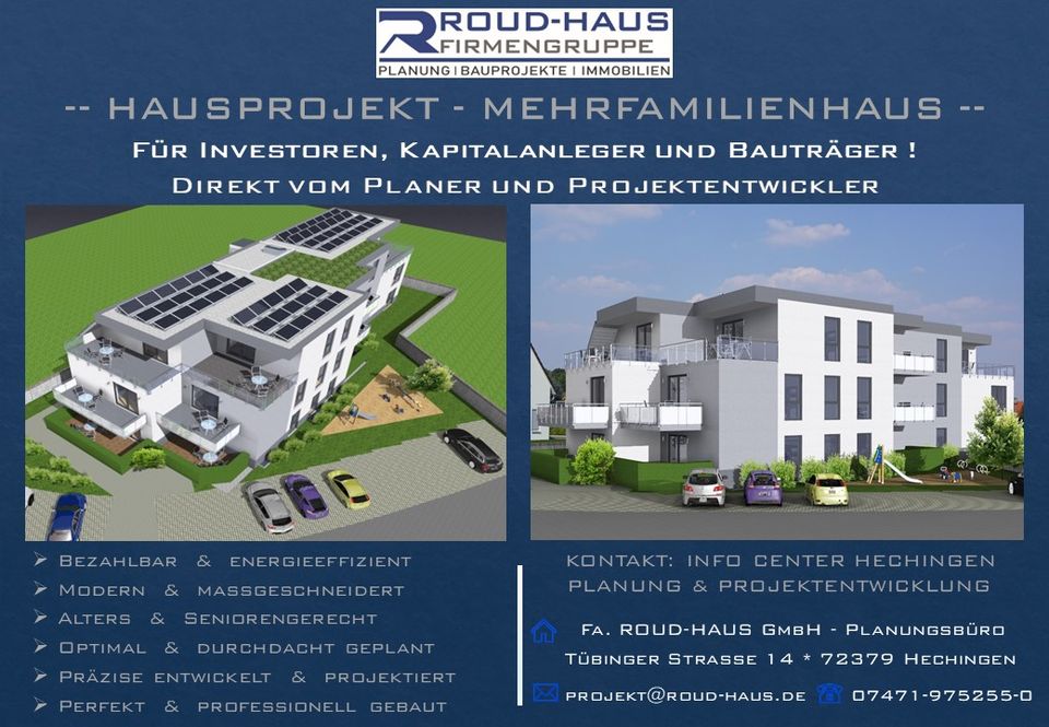 + EXKLUSIVES MEHRFAMILIENHAUS-PROJEKT! + in Mengen