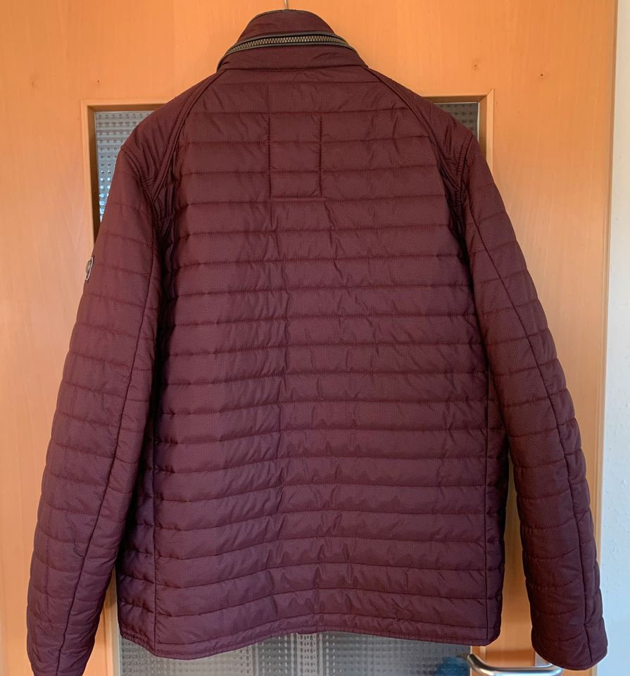 Steppjacke - Gate One - Herren- Bluson  – weinrot  Gr. 50/L in Sindelfingen