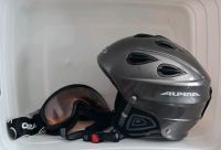 Alpina Junta Eco Skihelm 54-57cm mit Carrera Skibrille Hessen - Eiterfeld Vorschau