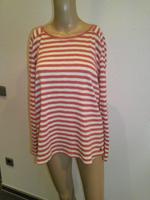 Pullover / Langarmshirt weiß/pink gestr. Gr.M-40/42 von Gina Niedersachsen - Barnstorf Vorschau