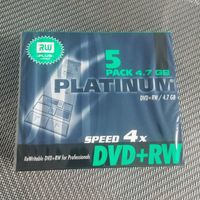 Platinum 5er Pack DVD+RW Rohlinge 4,7 GB 4x Speed Slim Case * neu Niedersachsen - Scheeßel Vorschau