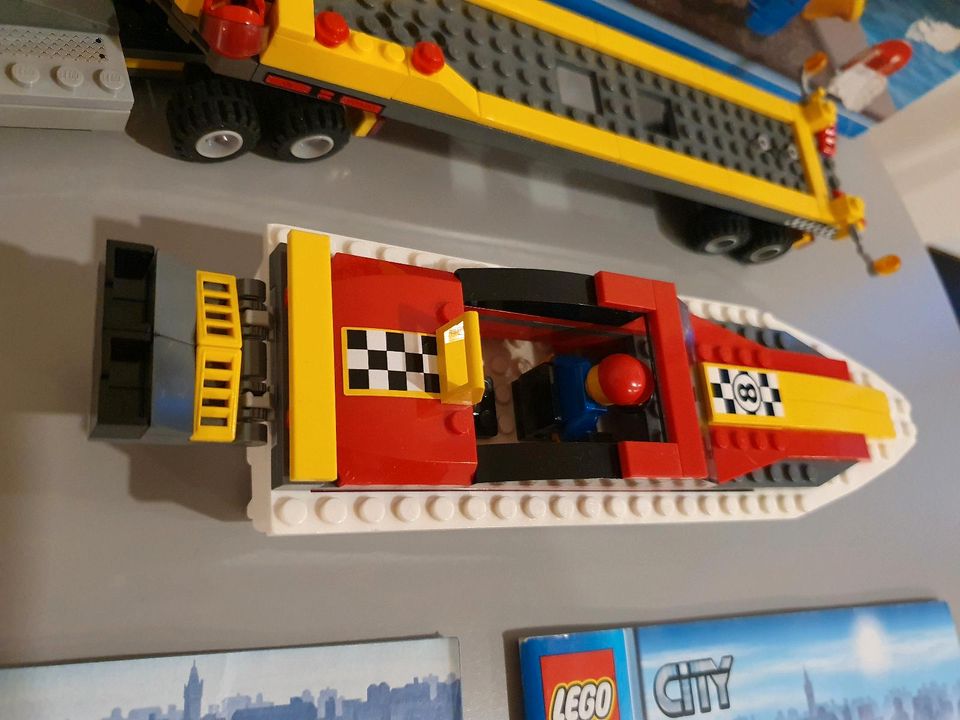 LEGO City Powerboot Transporter 4643* alle Teile gezählt in Neuenkirchen