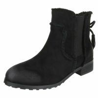 Stiefeletten Ankle Boots Chelsea Flach Fransen Schwarz 38 Friedrichshain-Kreuzberg - Kreuzberg Vorschau