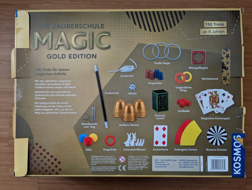 KOSMOS 698232 Zauberschule Magic Gold Edition, 150 Zauber-Tricks in Braunschweig