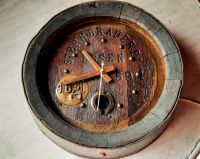 Alte Bierfass Uhr Holz Sternbrauerei 1920 Deutsches Reichs Patent Nordrhein-Westfalen - Oberhausen Vorschau