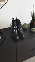 Zara Boots 39 Leder Stiefeletten Glitzer Strass Damen Stiefel Bayern - Aichach Vorschau