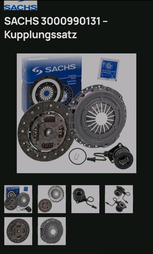 Sachs Kupplungssatz 3000 990 131 Opel in Friedrichshafen