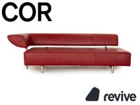 Cor Arthe Leder Dreisitzer Rot Sofa Couch manuelle Funktion Lindenthal - Köln Lövenich Vorschau