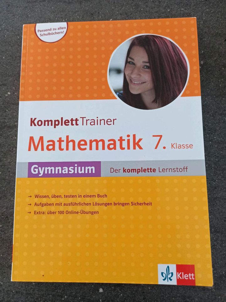 Mathematik 7.Klasse, Komplett Trainer, Gymnasium, Klett Verlag in Seligenstadt