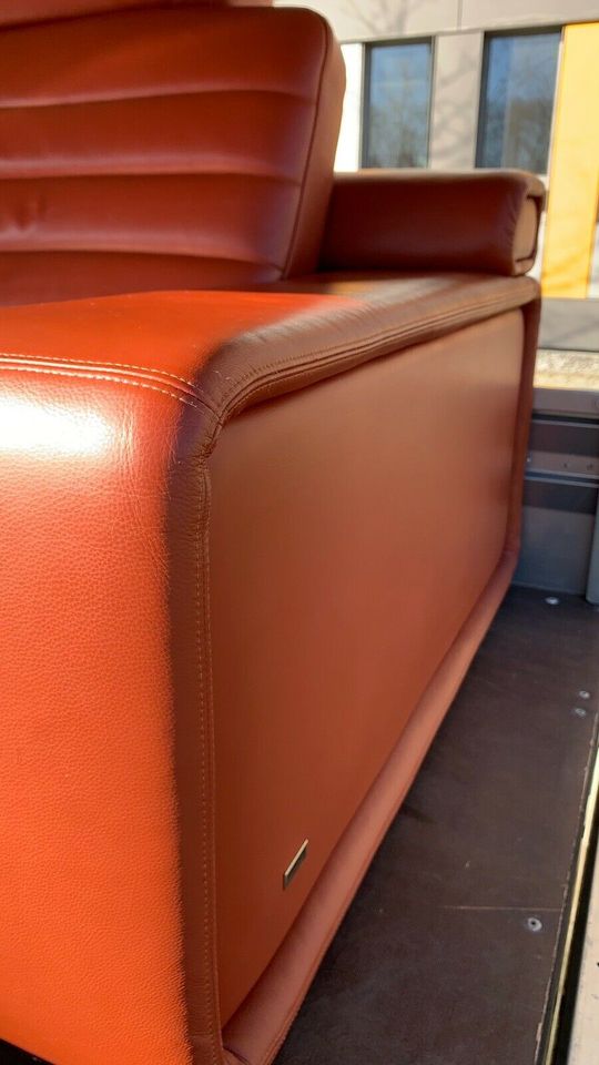 LAAUSER DESIGN 2er-SOFA LEDER ORANGE in Dortmund