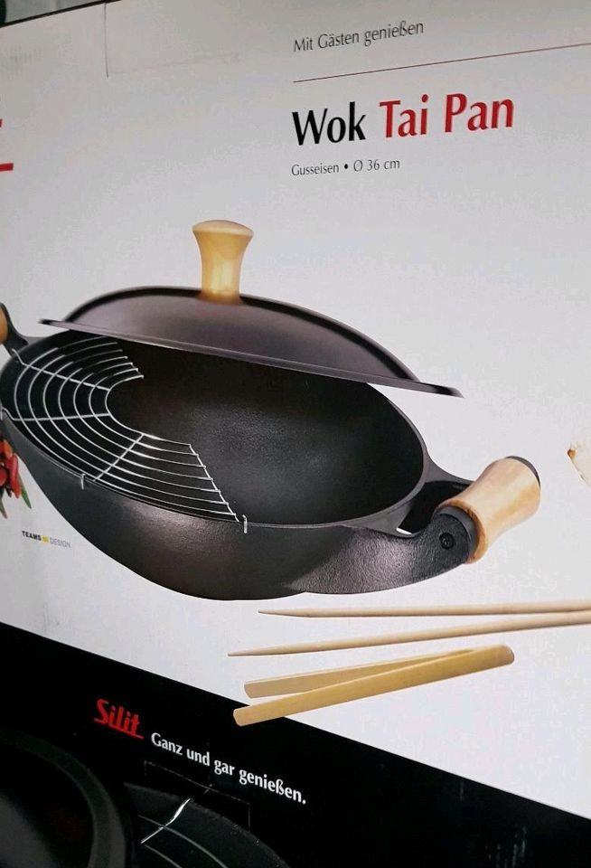 SILIT Wok Set Gusseisen Ø 36 cm OVP für alle Herdarten Neuwertig in  Nordrhein-Westfalen - Langenfeld | eBay Kleinanzeigen ist jetzt  Kleinanzeigen