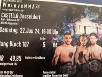 2 Tickets für Mixed Martial Arts in Düsseldorf am 22.06.2024 Düsseldorf - Bilk Vorschau