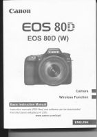 Canon EOS 80D Instruction Manual (English) / Bedienungsanleitung Dresden - Innere Altstadt Vorschau