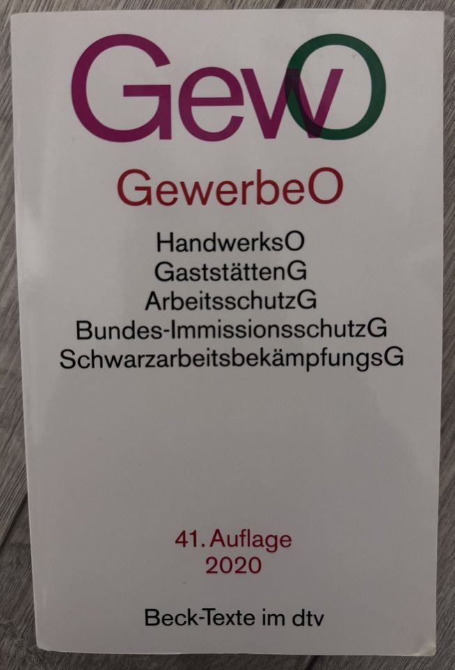 Gewerbeordnung GewO in Ansbach