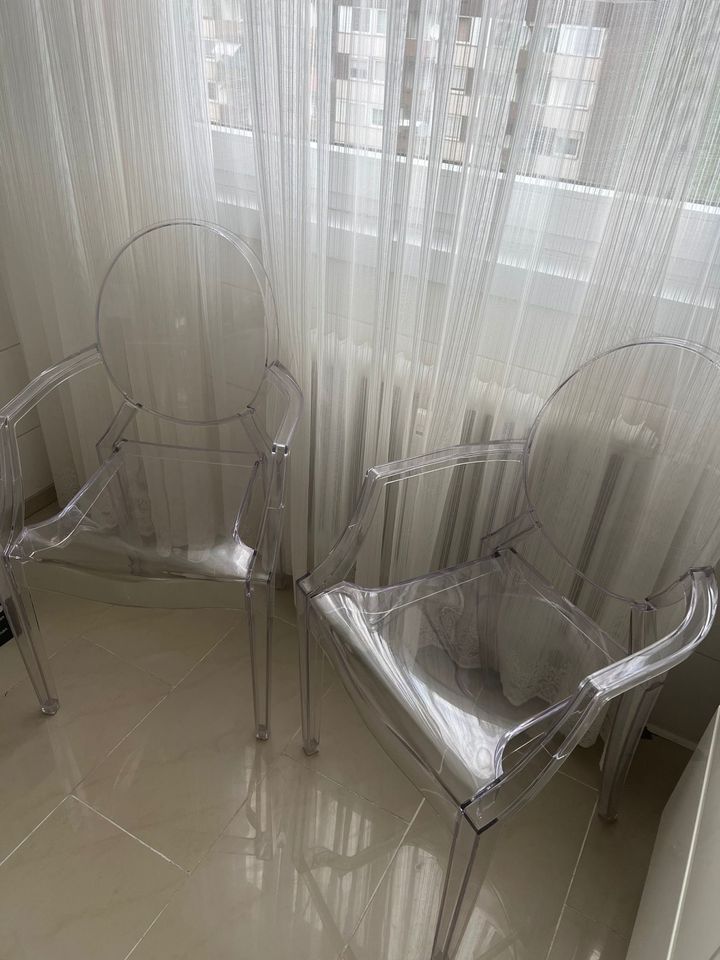 2 Stühle Esszimmerstühle Transparent modern Stuhl Küchenstühle in Köln