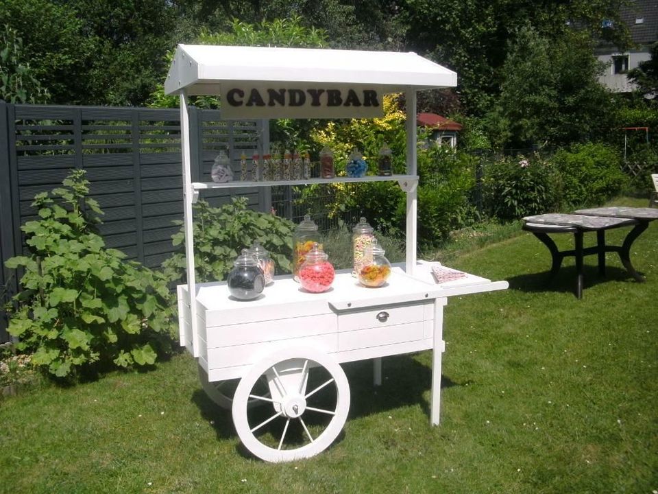 Candybar / Candywagen weiß - MIETE - mit oder ohne Zubehör in Lünen