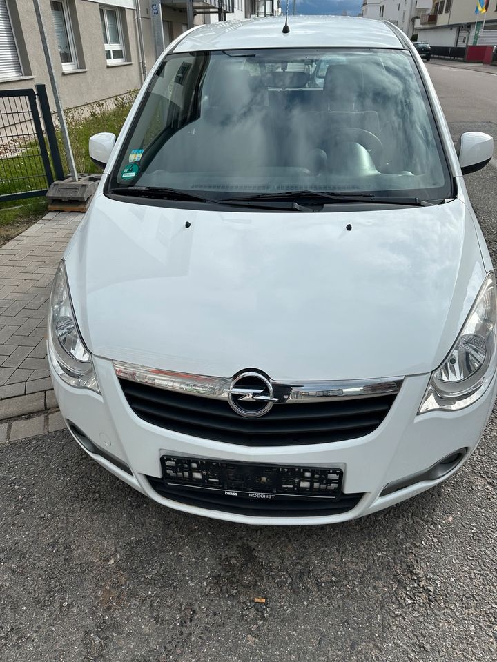 Opel Agila Aus Erste Hand Tüv+Au Neu Orginal Kmh Motor Topppp in Weinheim